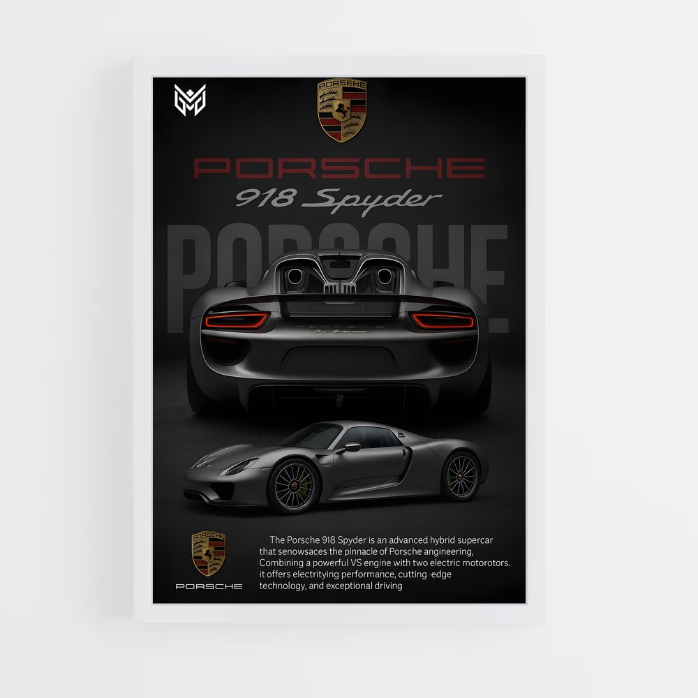Poster 912 Spyder Concept – affiche Porsche (vue 3)